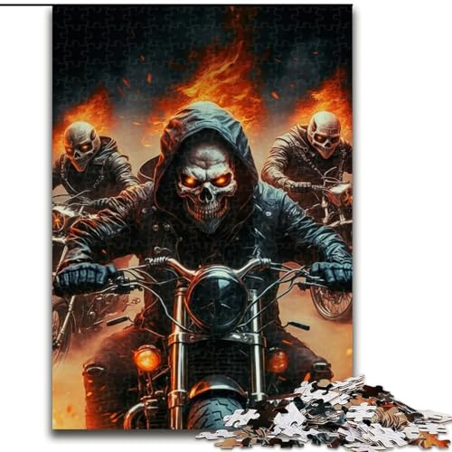 Puzzle für Erwachsene, 1000 Skelett-Ritter-Puzzle aus Holz, anspruchsvolles Denkspiel für Teenager, unterhaltsames interaktives Spiel für die ganze Familie, 1000 Teile(50x75cm) von XHAXING