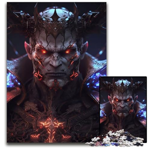 Puzzle für Erwachsene, 1000 Teile, „Der dunkle Lord“, Papppuzzle für Erwachsene, Denkspiel für Teenager und Familieninteraktion, 26x38cm Puzzle für Erwachsene, 1000 Teile, „Der dunkle Lord“, Papppuzzle für Erwachsene, Denkspiel für Teenager und Familieninteraktion, 26x38cm von XHAXING