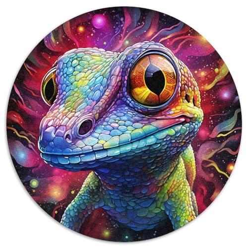 Puzzle für Erwachsene, 1000 Teile, Art Chameleon, 1000-teiliges Puzzle mit interaktivem Familienspiel, Kinder ab 14 Jahren (67,5 x 67,5 cm) von XHAXING