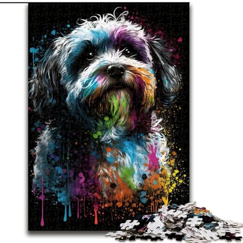 Puzzle für Erwachsene, 1000 Teile, Art Teddy Puzzles aus Pappe, perfekt für Teenager und Sammler, ideale Heimdekoration und Reisegeschenk, 1000 Teile(26x38cm) von XHAXING