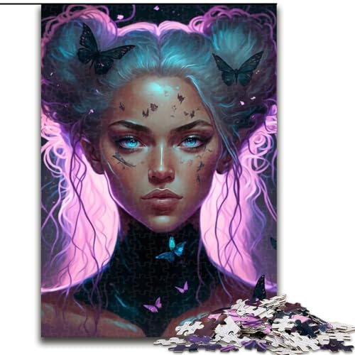 Puzzle für Erwachsene, 1000 Teile, Bezauberndes Mädchen-Puzzle aus Pappe, anspruchsvolles Denkspiel für Teenager, unterhaltsames interaktives Spiel für die ganze Familie, 1000 Teile(26x38cm) von XHAXING