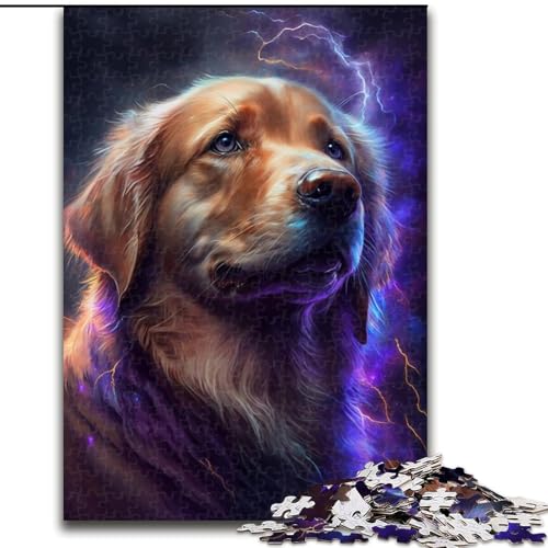 Puzzle für Erwachsene, 1000 Teile, Blitz-Meerschweinchen-Puzzle aus Pappe, anspruchsvolles Denkspiel für Teenager, Spaß für den Familienspieleabend, 1000 Teile(26x38cm) von XHAXING