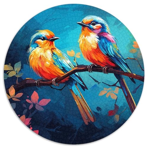 Puzzle für Erwachsene, 1000 Teile, Blumen- und Vogelwelt, Papierpuzzle, Denksportaufgabe, Spiel für Erwachsene, interaktive Familienaktivität (Größe 67,5 x 67,5 cm) von XHAXING