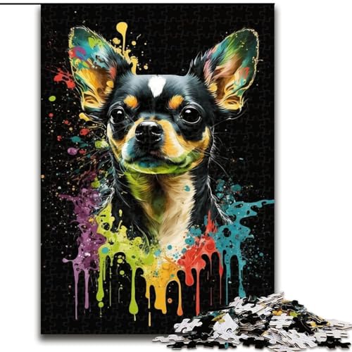 Puzzle für Erwachsene, 1000 Teile, Bunte Affen, aus Pappe, anspruchsvolles Denkspiel für Teenager, unterhaltsames interaktives Spiel für die ganze Familie, 1000 Teile(26x38cm) von XHAXING