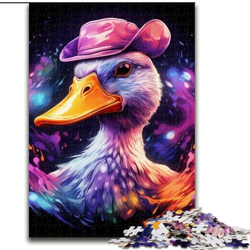 Puzzle für Erwachsene, 1000 Teile, Bunte Kunstenten, Puzzle aus Holz, interaktives Familienspiel, Denksportgeschenk, Lernspielzeug, 1000 Teile(50x75cm) von XHAXING