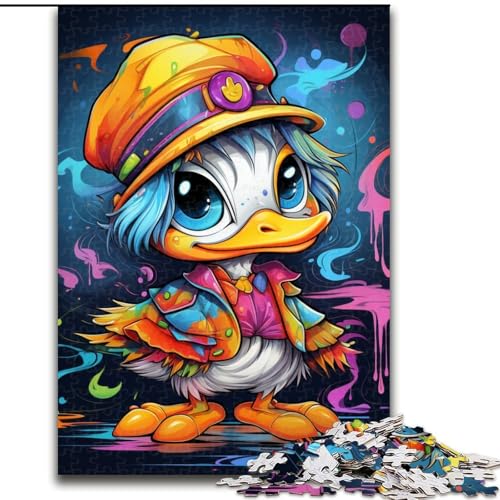 Puzzle für Erwachsene, 1000 Teile, Bunte Kunstenten, aus Pappe, interaktives Familienspiel, Denksportgeschenk, Lernspielzeug, 1000 Teile(26x38cm) von XHAXING