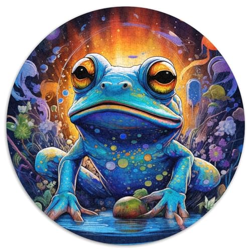 Puzzle für Erwachsene, 1000 Teile, Bunte Laubfrösche, Papierpuzzle, perfekt für Familienspaß an Weihnachten, Thanksgiving, Geburtstagen und Ostern (67,5 x 67,5 cm) von XHAXING