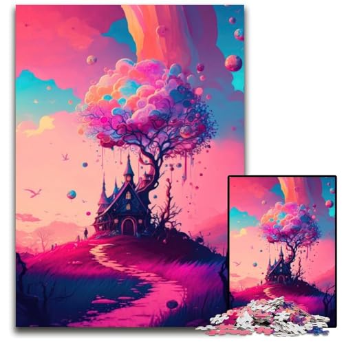 Puzzle für Erwachsene, 1000 Teile, Candyland für Kinderzimmer, Holzpuzzle für Erwachsene, Denkspiel für Teenager und Familieninteraktion, 50x75cm Puzzle für Erwachsene, 1000 Teile, Candyland für Kinderzimmer, Holzpuzzle für Erwachsene, Denkspiel für Teenager und Familieninteraktion, 50x75cm von XHAXING