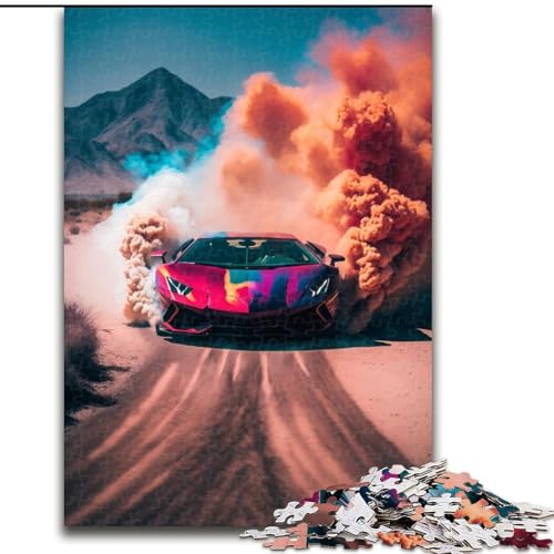 Puzzle für Erwachsene, 1000 Teile, Coole Sportwagen-Puzzles aus Holz, anspruchsvolles Denkspiel für Teenager, unterhaltsames interaktives Spiel für die ganze Familie, 1000 Teile(50x75cm) von XHAXING