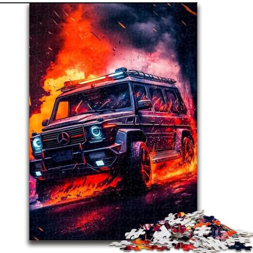 Puzzle für Erwachsene, 1000 Teile, Coole Sportwagen-Puzzles aus Pappe, Eltern, Partner, Freunde – ab 14 Jahren, 1000 Teile(26x38cm) von XHAXING