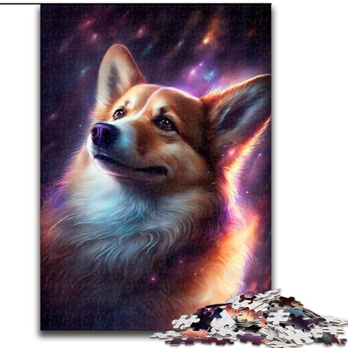 Puzzle für Erwachsene, 1000 Teile, Corgi-Puzzle aus Pappe, anspruchsvolles Denkspiel für Teenager, unterhaltsames interaktives Spiel für die ganze Familie, 1000 Teile(26x38cm) von XHAXING