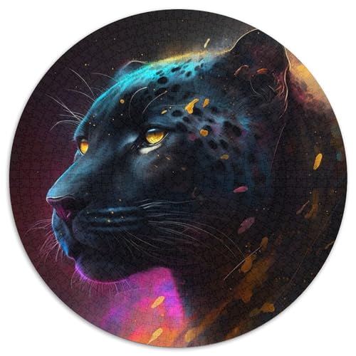 Puzzle für Erwachsene, 1000 Teile, Fantasie-Leoparden-Puzzle für Erwachsene, Geburtstagsgeschenkidee, anspruchsvolles Denkspiel (Größe 67,5 x 67,5 cm) von XHAXING