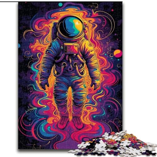 Puzzle für Erwachsene, 1000 Teile, Galaktische Astronauten-Puzzles aus Pappe, interaktives Familienspiel, Denksportgeschenk, Lernspielzeug, 1000 Teile(26x38cm) von XHAXING