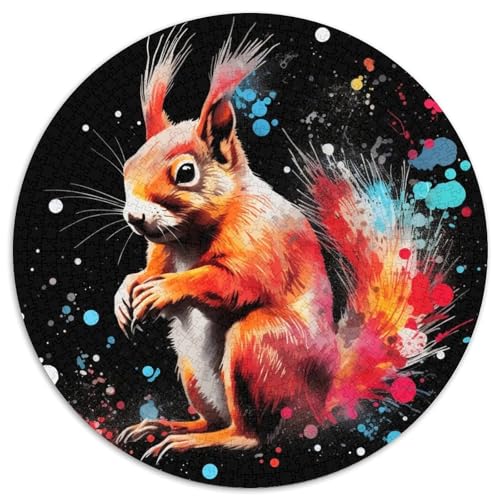 Puzzle für Erwachsene, 1000 Teile, Galaxien, Eichhörnchen, 1000-teiliges Puzzle mit interaktivem Familienspiel, Kinder ab 14 Jahren (67,5 x 67,5 cm) von XHAXING