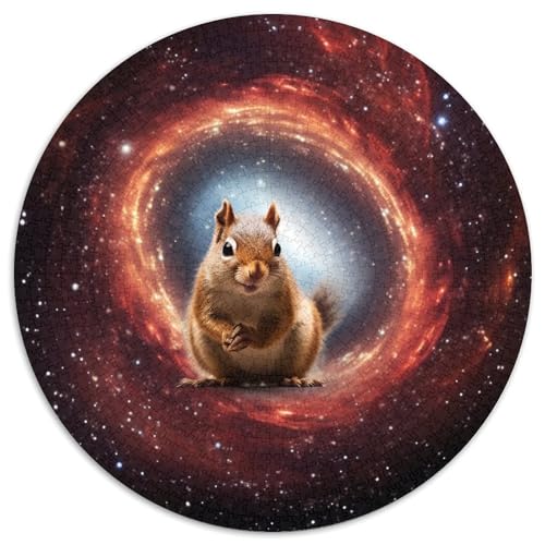 Puzzle für Erwachsene, 1000 Teile, Galaxien, Eichhörnchen, 1000-teiliges Puzzle mit interaktivem Familienspiel, Kinder ab 14 Jahren (67,5 x 67,5 cm) von XHAXING
