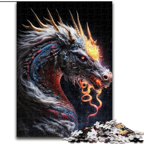 Puzzle für Erwachsene, 1000 Teile, Galaxy Art Dragon Puzzles aus Pappe, Spaß für die ganze Familie, perfekt für Geburtstage, Feiertage, 1000 Stück(26x38cm) von XHAXING