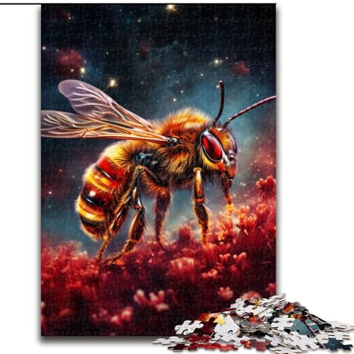 Puzzle für Erwachsene, 1000 Teile, Galaxy Bees, Puzzle aus Pappe, interaktives Familienspiel, Denksportgeschenk, Lernspielzeug, 1000 Teile(26x38cm) von XHAXING