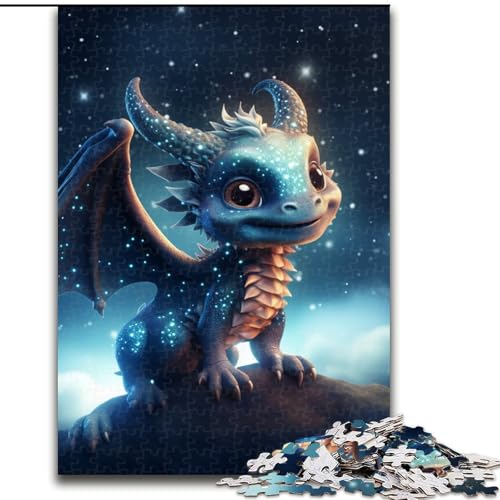 Puzzle für Erwachsene, 1000 Teile, Galaxy Dragon Baby, Puzzle aus Holz, anspruchsvolles DIY-Denkspiel, interaktives Familienspiel, 1000 Teile(50x75cm) von XHAXING