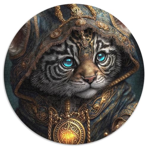 Puzzle für Erwachsene, 1000 Teile, Junger Tiger, 1000-teiliges Puzzle mit interaktivem Familienspiel, Kinder ab 14 Jahren (67,5 x 67,5 cm) von XHAXING