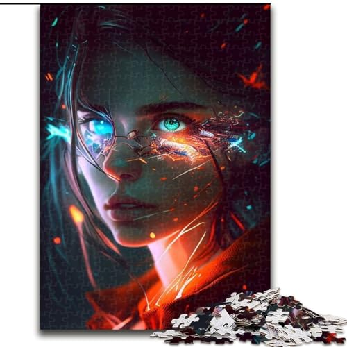 Puzzle für Erwachsene, 1000 Teile, Kaltfront-Puzzle aus Pappe, anspruchsvolles Denkspiel für Teenager, unterhaltsames interaktives Spiel für die ganze Familie, 1000 Teile(26x38cm) von XHAXING