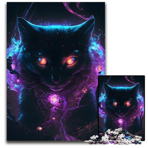 Puzzle für Erwachsene, 1000 Teile, Katzen-Puzzle aus Pappe, Denkspiel für Erwachsene, für Teenager und Familieninteraktion, 26x38cm Puzzle für Erwachsene, 1000 Teile, Katzen-Puzzle aus Pappe, Denkspiel für Erwachsene, für Teenager und Familieninteraktion, 26x38cm von XHAXING