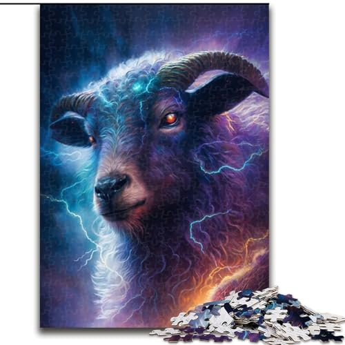 Puzzle für Erwachsene, 1000 Teile, Lightning Cats-Puzzles aus Holz, anspruchsvolles Denkspiel für Teenager, unterhaltsames interaktives Familienspiel, 1000 Teile(50x75cm) von XHAXING