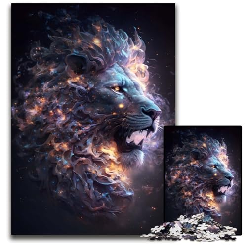 Puzzle für Erwachsene, 1000 Teile, Löwen-Galaxie, Karton-Puzzle für Erwachsene, Denkspiel für Teenager und Familieninteraktion, 26x38cm Puzzle für Erwachsene, 1000 Teile, Löwen-Galaxie, Karton-Puzzle für Erwachsene, Denkspiel für Teenager und Familieninteraktion, 26x38cm von XHAXING