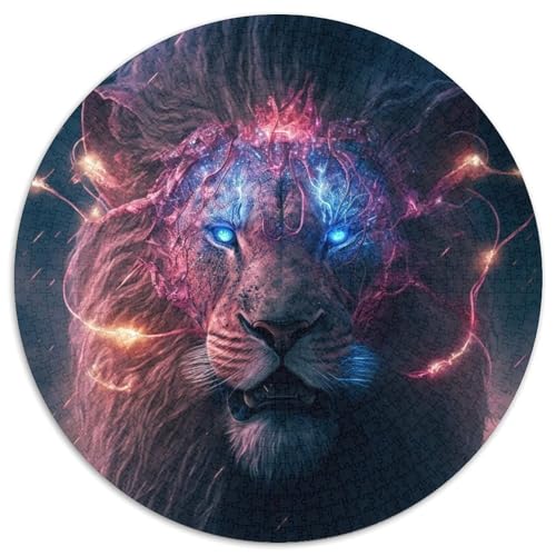 Puzzle für Erwachsene, 1000 Teile, Löwen-Papierpuzzle, Denksportaufgabe, Spiel für Erwachsene, interaktive Familienaktivität (Größe 67,5 x 67,5 cm) von XHAXING