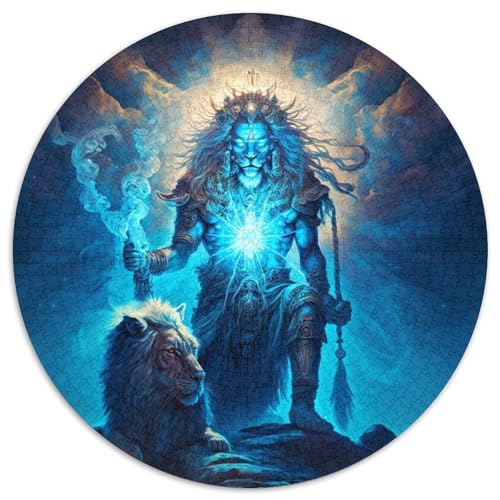 Puzzle für Erwachsene, 1000 Teile, Löwen-Papierpuzzle, anspruchsvolles Denkspiel, Familienaktivität, Heimdekoration, (Größe 67,5 x 67,5 cm) von XHAXING