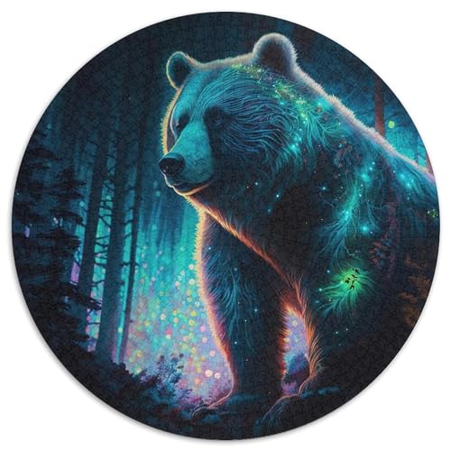 Puzzle für Erwachsene, 1000 Teile, Lumos Bears, 1000-teiliges Puzzle mit interaktivem Familienspiel, Kinder ab 14 Jahren (67,5 x 67,5 cm) von XHAXING