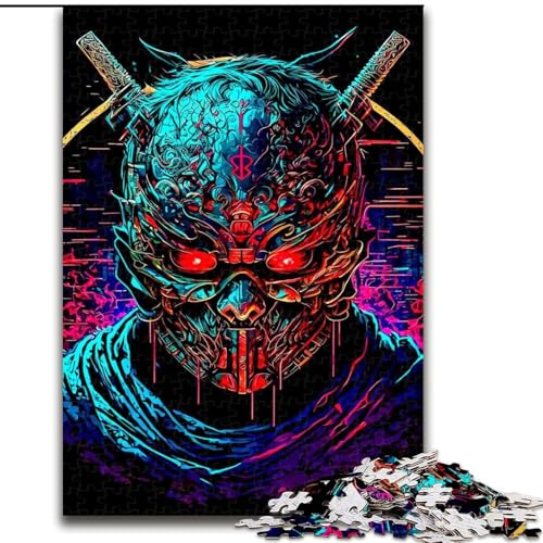 Puzzle für Erwachsene, 1000 Teile, Samurai-Puzzle aus Pappe, Geschenk für Männer und Frauen, Alltag und besondere Anlässe, 1000 Teile(26x38cm) von XHAXING