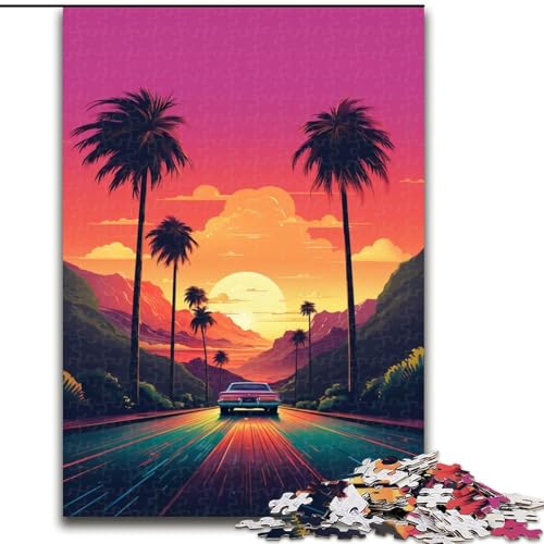 Puzzle für Erwachsene, 1000 Teile, Spirit Wolf, aus Pappe, interaktives Familienspiel, Denksportgeschenk, Lernspielzeug, 1000 Teile(26x38cm) von XHAXING