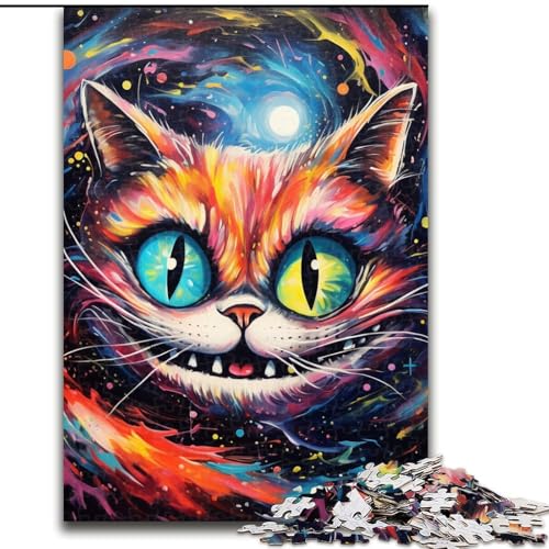 Puzzle für Erwachsene, 1000 Teile, Tiere, Katzen, Puzzle aus Pappe, Spaß für die ganze Familie, Basteln, perfekt für Geburtstage, Feiertage, 1000 Stück(26x38cm) von XHAXING