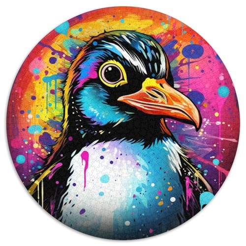 Puzzle für Erwachsene, 1000 Teile, Tierpinguine, 1000-teiliges Puzzle mit interaktivem Familienspiel, Kinder ab 14 Jahren (67,5 x 67,5 cm) von XHAXING