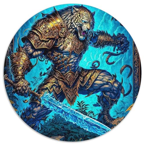 Puzzle für Erwachsene, 1000 Teile, Tiger, 1000-teiliges Puzzle mit interaktivem Familienspiel, Kinder ab 14 Jahren (67,5 x 67,5 cm) von XHAXING