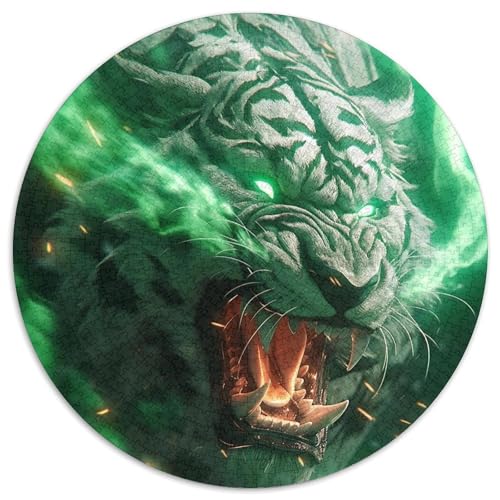 Puzzle für Erwachsene, 1000 Teile, Tiger-Papierpuzzle, Denksportaufgabe, Spiel für Erwachsene, interaktive Familienaktivität (Größe 67,5 x 67,5 cm) von XHAXING