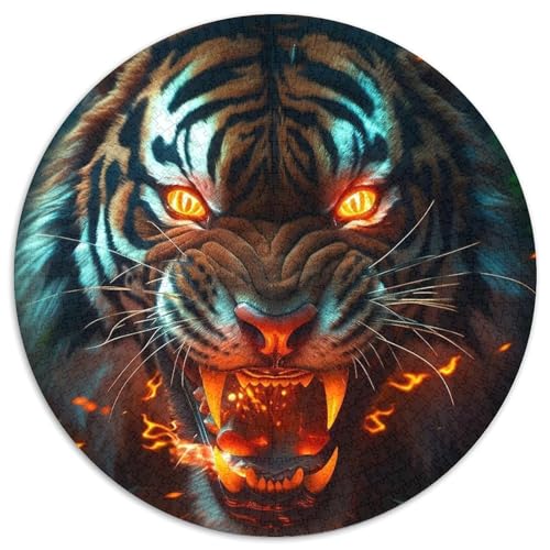 Puzzle für Erwachsene, 1000 Teile, Tiger-Papierpuzzle, Denksportaufgabe, Spiel für Erwachsene, interaktive Familienaktivität (Größe 67,5 x 67,5 cm) von XHAXING