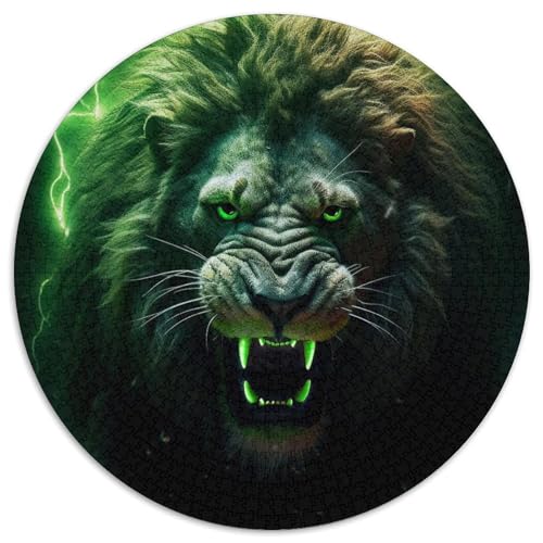 Puzzle für Erwachsene, 1000 Teile, Tiger-Papierpuzzle, Denksportaufgabe, Spiel für Erwachsene, interaktive Familienaktivität (Größe 67,5 x 67,5 cm) von XHAXING
