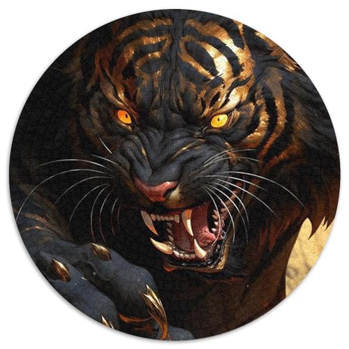 Puzzle für Erwachsene, 1000 Teile, Tiger-Papierpuzzle, Denksportaufgabe, Spiel für Erwachsene, interaktive Familienaktivität (Größe 67,5 x 67,5 cm) von XHAXING