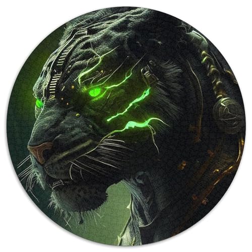 Puzzle für Erwachsene, 1000 Teile, Tiger-Papierpuzzle, Denksportaufgabe, Spiel für Erwachsene, interaktive Familienaktivität (Größe 67,5 x 67,5 cm) von XHAXING