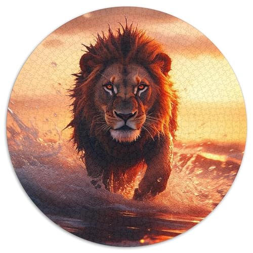 Puzzle für Erwachsene, 1000 Teile, Tiger-Puzzle für Erwachsene, interaktives Familienspiel, Heimdekoration zum Selbermachen, anspruchsvolles Denksport-Geschenk (Größe 67,5 x 67,5 cm) von XHAXING