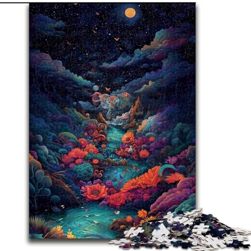 Puzzle für Erwachsene, 1000 Teile, Traumplanet-Puzzle aus Pappe, Teenager, Stressabbau, Cooles einzigartiges Geschenk für die Familie, 1000 Teile(26x38cm) von XHAXING
