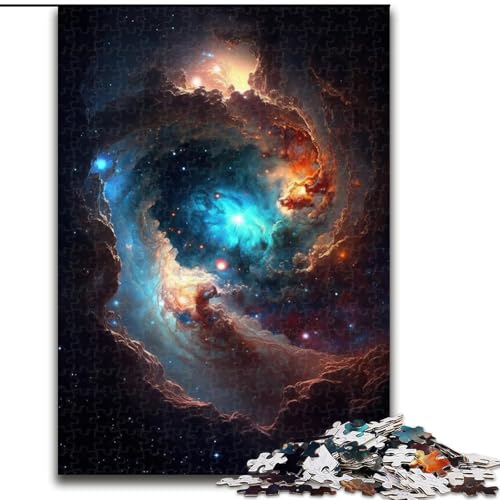 Puzzle für Erwachsene, 1000 Teile, Universum, wunderschöne Weltraum-Sterne, Puzzle aus Holz, Geburtstage, Feiertage und Heimdekoration, 1000 Teile(50x75cm) von XHAXING