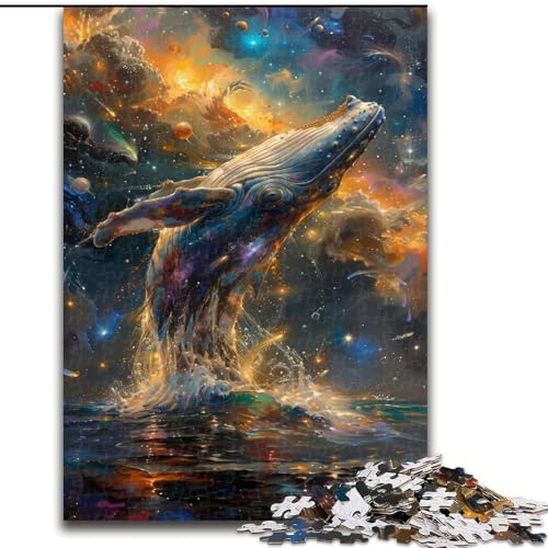 Puzzle für Erwachsene, 1000 Teile, Walsprung-Puzzle aus Holz, Eltern, Partner, Freunde – ab 14 Jahren, 1000 Teile(50x75cm) von XHAXING