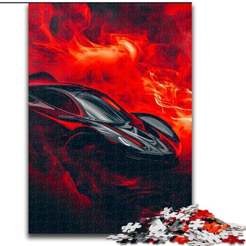 Puzzle für Erwachsene, 1000 Teile, farbenfrohes, Cooles Sportwagen-Puzzle aus Holz, ideales Urlaubs- oder Geburtstagsgeschenk, Partyspiel-Spielzeug, 1000 Teile(50x75cm) von XHAXING