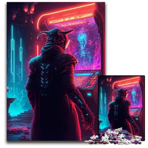 Puzzle für Erwachsene, 1000 Teile, futuristischer Bösewicht, Papppuzzle für Erwachsene, Denkspiel für Teenager und Familieninteraktion, 26x38cm Puzzle für Erwachsene, 1000 Teile, futuristischer Bösewicht, Papppuzzle für Erwachsene, Denkspiel für Teenager und Familieninteraktion, 26x38cm von XHAXING