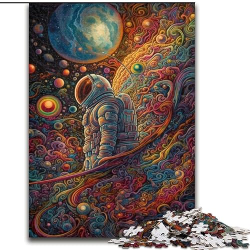 Puzzle für Erwachsene, 1000 Teile, psychedelisches Astronauten-Puzzle aus Pappe, anspruchsvolles Denkspiel für Teenager, unterhaltsames interaktives Spiel für die ganze Familie, 1000 Teile(26x38cm) Puzzle für Erwachsene, 1000 Teile, psychedelisches Astronauten-Puzzle aus Pappe, anspruchsvolles Denkspiel für Teenager, unterhaltsames interaktives Spiel für die ganze Familie, 1000 Teile(26x38cm) von XHAXING