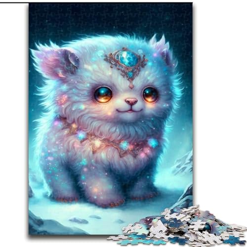 Puzzle für Erwachsene, 1000 Teile, süßes Drachenbaby-Puzzle aus Holz, Eltern, Partner, Freunde – ab 14 Jahren, 1000 Teile(50x75cm) von XHAXING