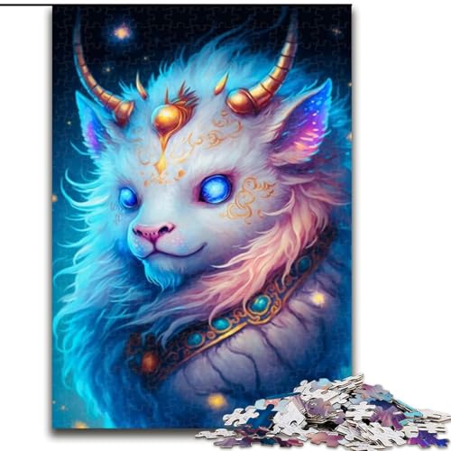 Puzzle für Erwachsene, 1000 Teile, süßes Drachenbaby-Puzzle aus Holz, Eltern, Partner, Freunde – ab 14 Jahren, 1000 Teile(50x75cm) von XHAXING