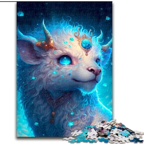 Puzzle für Erwachsene, 1000 Teile, süßes Drachenbaby-Puzzle aus Pappe, Eltern, Partner, Freunde – ab 14 Jahren, 1000 Teile(26x38cm) von XHAXING
